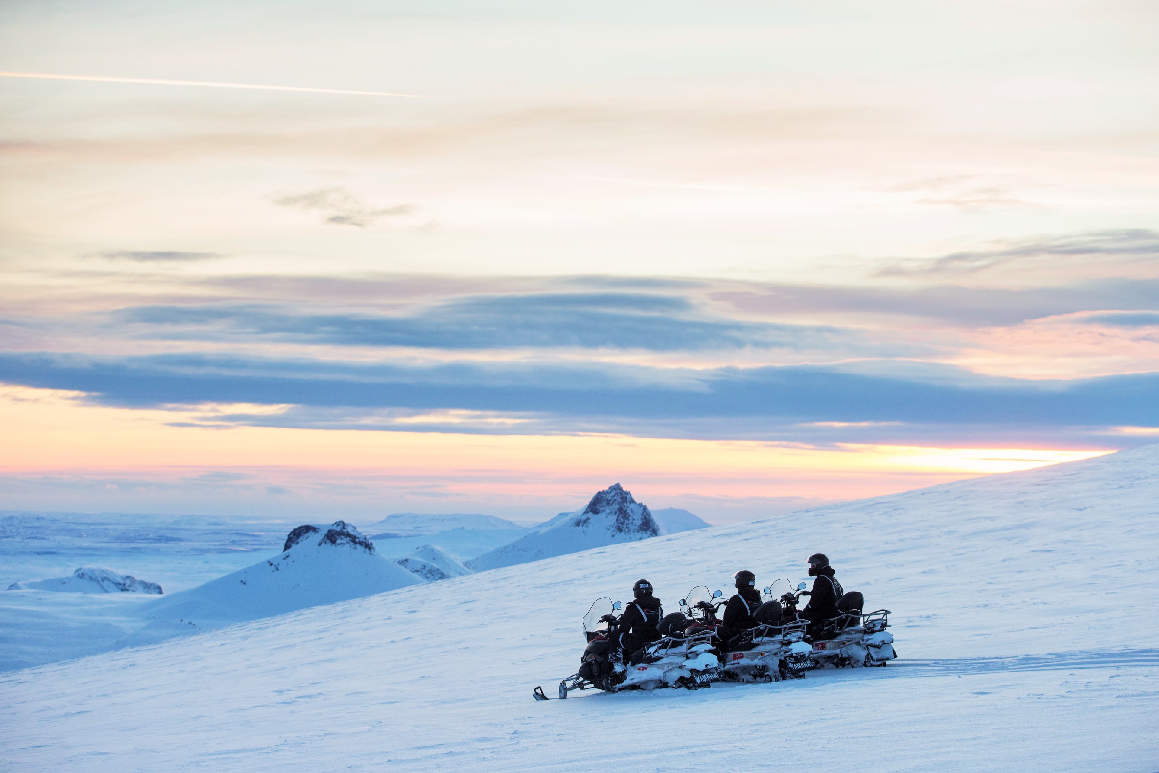 Product image for  Pearl Tour - Golden Circle Super Jeep Tour & Snowmobiling